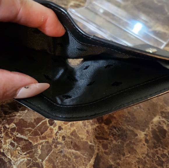 Kate Spade Black Wallet with Colorful Floral Design NWOT - Picture 5 of 15